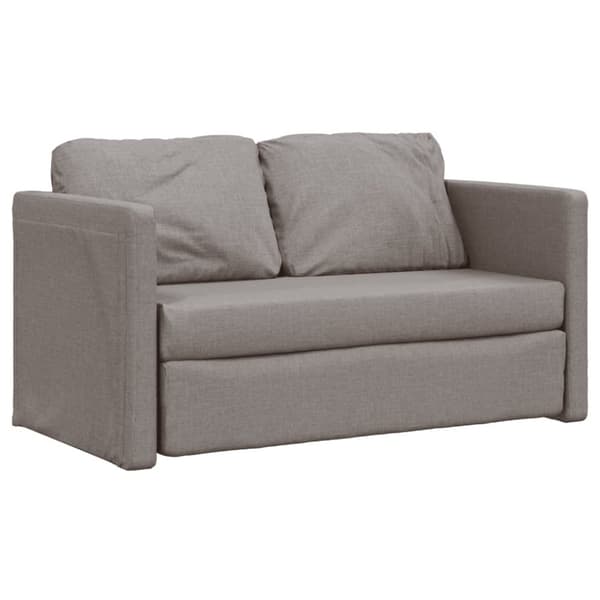 2-in-1-lattiasohva, taupe väri, 112x174x55 cm, kangas