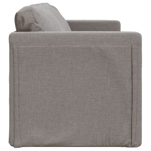 2-in-1-lattiasohva, taupe väri, 112x174x55 cm, kangas