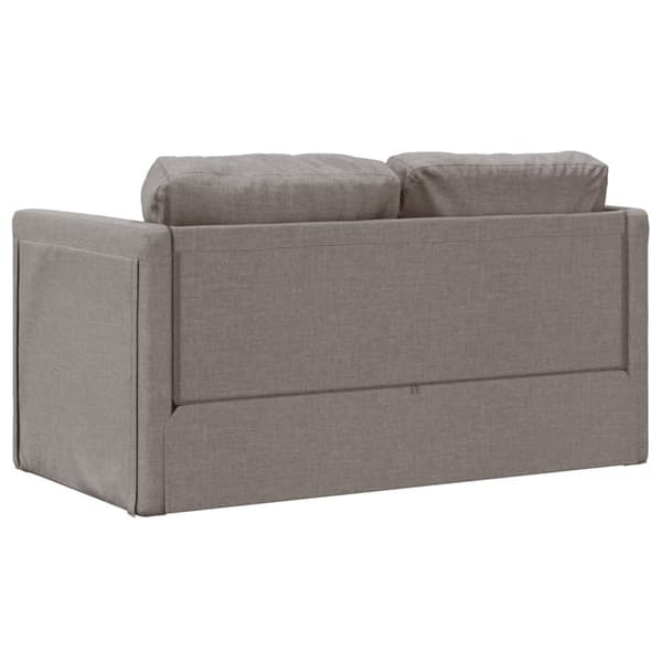 2-in-1-lattiasohva, taupe väri, 112x174x55 cm, kangas
