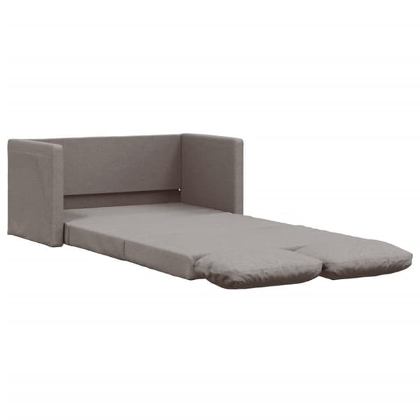 2-in-1-lattiasohva, taupe väri, 112x174x55 cm, kangas