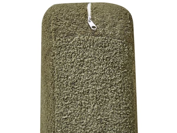 Sofa Mørkegrønn Polyester stoff Boucle Polstring 2-seter Minimalistisk Japandi-stil