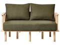 Miniatyrbillede 5 af 11: Sofasæt Mørkegrøn Polyester 3 Personers Sofagruppe Design Stue Indretning Sofa med Lænestol
