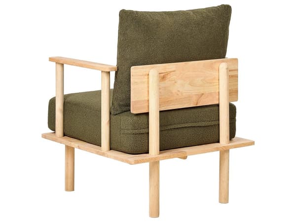 Sofasæt Mørkegrøn Polyester 3 Personers Sofagruppe Design Stue Indretning Sofa med Lænestol