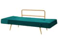 Pikkukuva 8 / 11: Vuodesohva smaragdinvihreä sametti 187 x 82 x 75 cm säädettävät käsinojat 2 istuttava moderni glamour tyyli