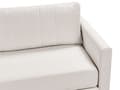 Miniatyrbillede 7 af 11: Sofa Lys Beige Polyester 3 Personers Tyk Polstret Dyb Blød Stofsofa til Stuen Moderne Inspiration Stue Møbel Klassisk