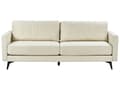 Miniatyrbillede 1 af 11: Sofa Lys Beige Polyester 3 Personers Tyk Polstret Dyb Blød Stofsofa til Stuen Moderne Inspiration Stue Møbel Klassisk