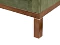 Miniatyrbilde 11 av 11: Sofa Grønn Kordfløyel Polstring Treben 4 Seter Tykt polstret Moderne Stil Stue Møbler