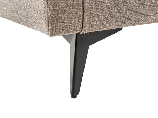 3-seters Sofa i Stoff Lysebrun Stue Moderne Stil Metallben Inspirasjon Stue Møbler Klassisk