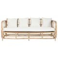 Miniatyrbild 1 av 9: Soffa Home ESPRIT Vit Naturell 192 x 72 x 75 cm