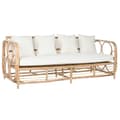 Miniatyrbilde 9 av 9: Sofa Home ESPRIT Hvit Naturell 192 x 72 x 75 cm