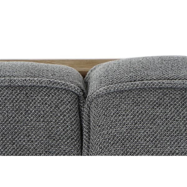 Sohva DKD Home Decor Harmaa Luonnollinen Alpino 224 x 95 x 82 cm