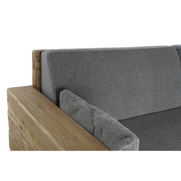 Sohva DKD Home Decor Harmaa Luonnollinen Alpino 224 x 95 x 82 cm