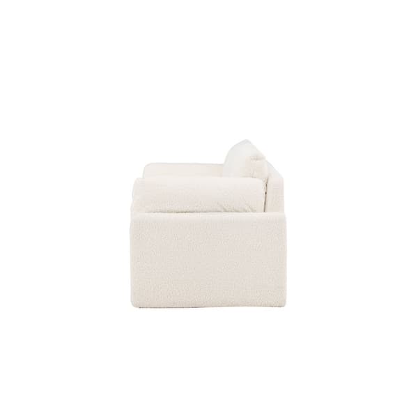 Vindel sofa 2-seter teddy hvit.