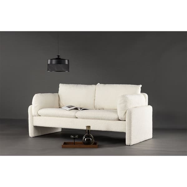 Vindel sofa 2-seter teddy hvit.