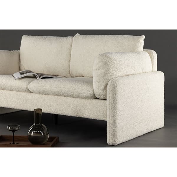 Vindel sofa 2-seter teddy hvit.
