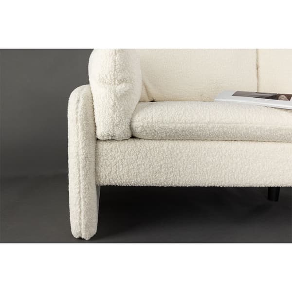 Vindel sofa 2-seter teddy hvit.