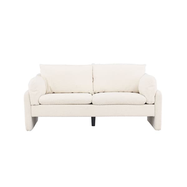 Vindel sofa 2-seter teddy hvit.