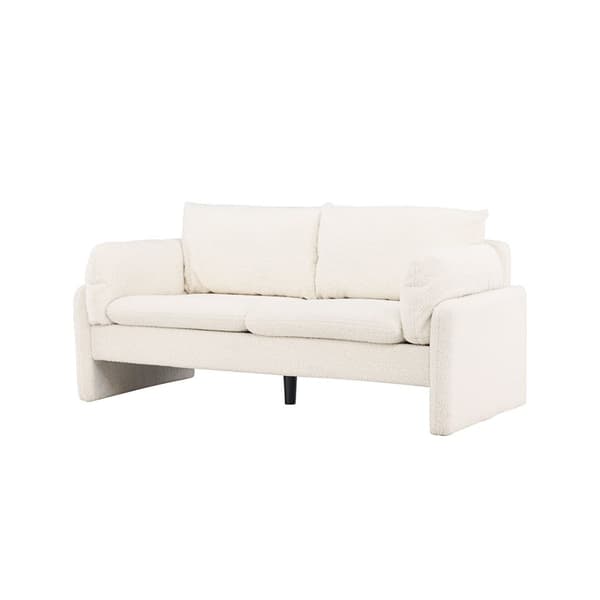 Vindel sofa 2-seter teddy hvit.