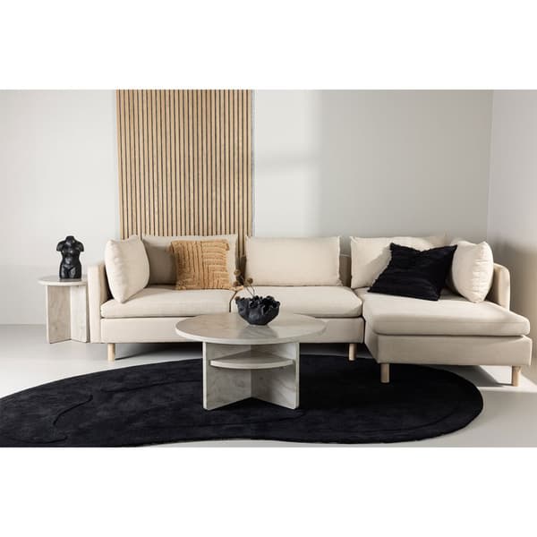 Zero sofa chaiselong sofa høyrevendt beige.