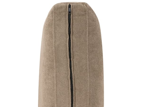 Hjørnesofa med Chaiselong Brun Polyester 3 Personers Sofa L Formet Dyb Sofahjørne Siddemøbel Blød Stofsofa Venstrevendt