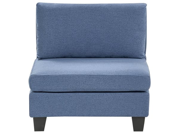 Seteseksjon 1-seter Blå Kunstskinn med pute Modulærsofa Sofagruppe Moderne