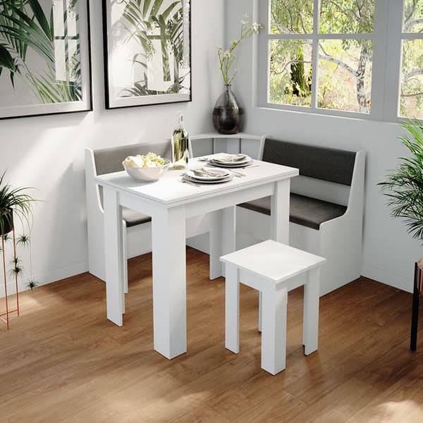 Vicco Roman Hörnbänksset, köksbänk, hörnsbänk, bänk