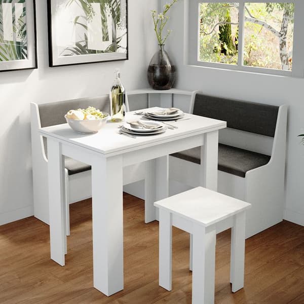 Vicco Roman Hörnbänksset, köksbänk, hörnsbänk, bänk