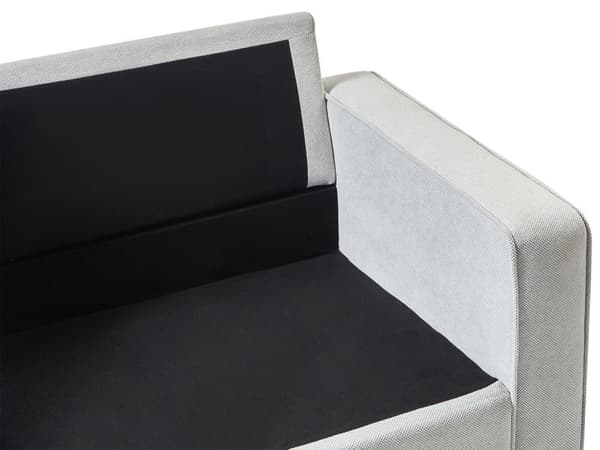 Soffa 3-sits Ljusgrå Plädkuddar Soffkuddar