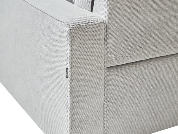 Soffa 3-sits Ljusgrå Plädkuddar Soffkuddar
