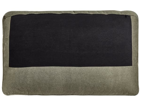 Hjørnesofa Grønt møbeltrekk Polyesterstoff Lyse treben Puterygg Moderne design