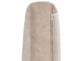 Miniatyrbillede 7 af 11: Hjørnesofa med Chaiselong Beige Velour 3 Personers Sofa L Formet Dyb Sofahjørne Siddemøbel Blød Stofsofa Venstrevendt Flydersofa