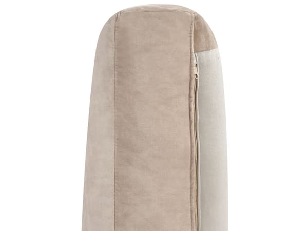 Hjørnesofa med Chaiselong Beige Velour 3 Personers Sofa L Formet Dyb Sofahjørne Siddemøbel Blød Stofsofa Venstrevendt Flydersofa