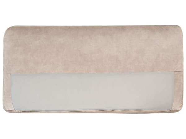 Hörnsoffa Höger 3-sits Soffa Beige Sammet Klädsel Extra kuddar Minimalistisk Modern Stil