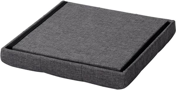 Rootz Opbevaringsskammel - Foldebænk - Ottoman - MDF & linned - 38L opbevaring - Åndbart betræk - 37,5 cm x 38 cm x 37,5 cm
