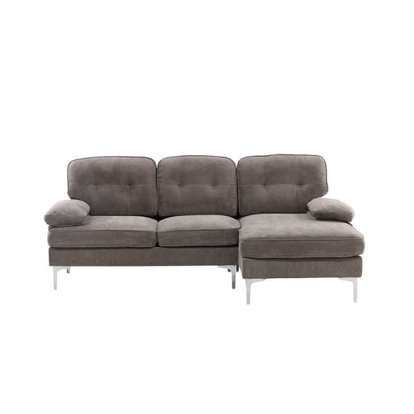 Remis sofa chaiselong sofa højrevendt mørkegrå.