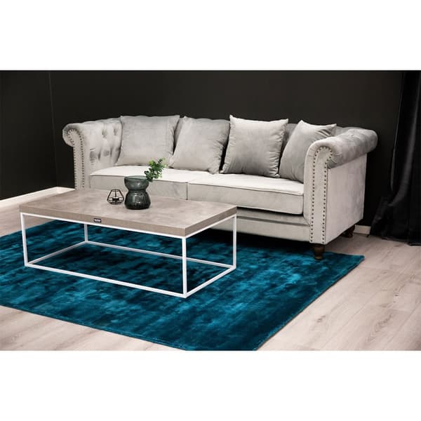 Velvet soffa 3-sits sammet ljusgrå.