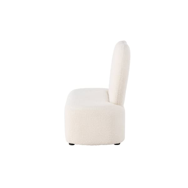 Kids sofa til børn teddy hvid.