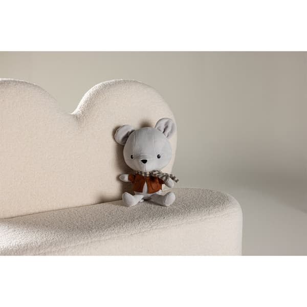 Kids sofa til børn teddy hvid.