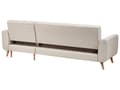 Miniatyrbilde 7 av 11: Hjørnesofa Lys Beige Polstring Polyester Stoff Lette Treben Puter Moderne Design