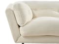 Miniatyrbillede 7 af 11: Velour Sofa Hvid Boucle 210 x 90 cm med Hynder Moderne Stil