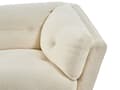 Miniatyrbillede 8 af 11: Velour Sofa Hvid Boucle 210 x 90 cm med Hynder Moderne Stil