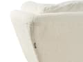 Miniatyrbillede 9 af 11: Velour Sofa Hvid Boucle 210 x 90 cm med Hynder Moderne Stil