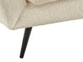 Miniatyrbillede 10 af 11: Velour Sofa Hvid Boucle 210 x 90 cm med Hynder Moderne Stil