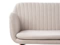 Miniatyrbilde 7 av 11: Spisesofa Lys beige Stoff 2-seter Metallramme Ben i lyst tre Moderne stil Sofabenk