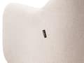 Miniatyrbilde 10 av 11: Spisesofa Lys beige Stoff 2-seter Metallramme Ben i lyst tre Moderne stil Sofabenk