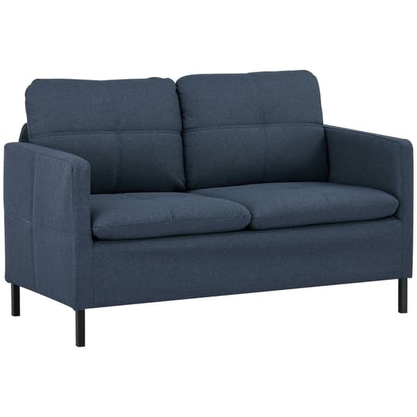 Rootz 2-sits soffa - Loveseat - Klädd soffa - Elegant design - 135L x 67W x 80H cm - Krämfärgad - Tyg i linne-look