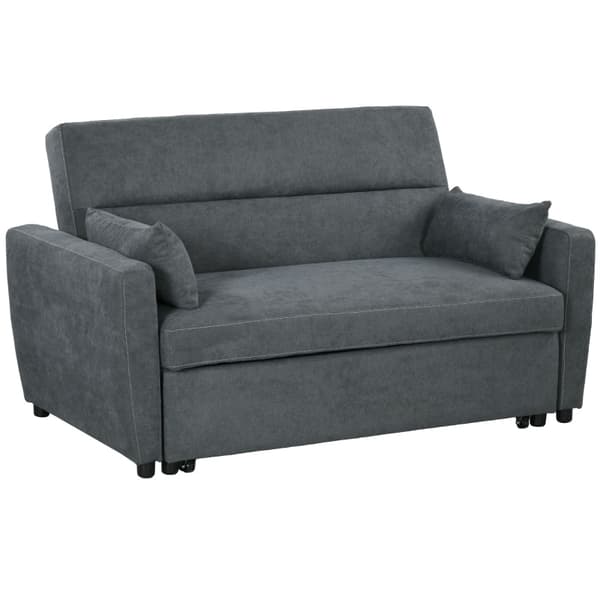 Rootz 2-i-1 bäddsoffa - Soffa - Gästsäng - Ergonomisk design - 3 justerbara ryggstöd - Klädsel av hög kvalitet - 155 cm x 90 cm x 88,5 cm