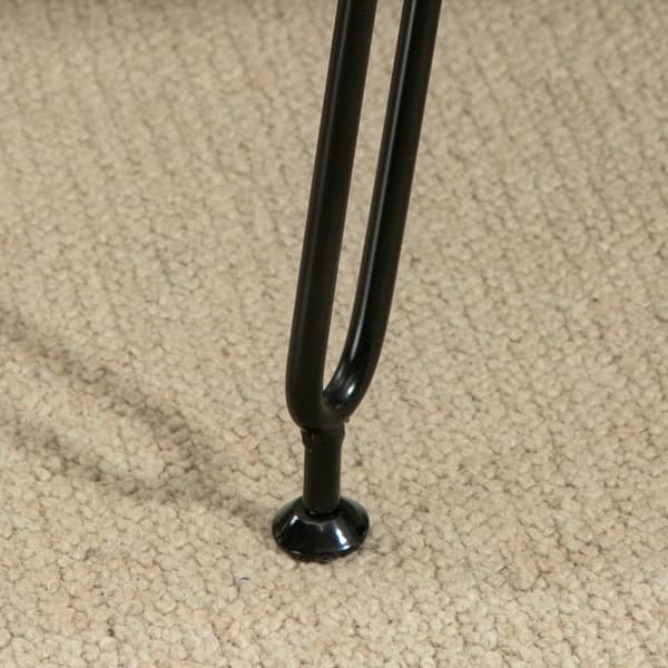 Rootz polstret bænk i imiteret pels - Gangbænk - Sengebænk - Elegant design - 82 cm x 30 cm x 47 cm