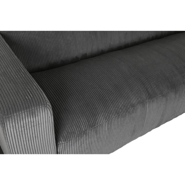 Sohva Home ESPRIT Vaaleanharmaa Moderni 224 x 95,5 x 66,5 cm