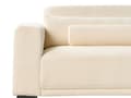 Miniatyrbillede 8 af 11: 3-personers sofa cremehvid boucle med justerbar ryglænshøjde moderne stil stue værelse opholdsrum